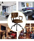 Real Deal Vintage Brass Swivel Casters Featuring Precision Ball Bearing Rollers For Office Chairs And Household Furniture Slick Rolling Nylon Stem Glide Replacement Units on stylish brown chair in varied settings.