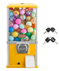 Candy Dispenser With 21 Inch Transparent Globe Holds 180 Balls, 25 Cent Coin Op for malls, includes keys