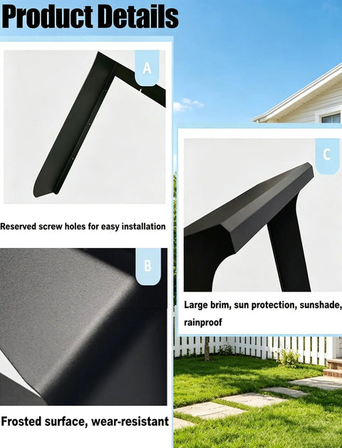 Tough As Nails EV Charger Cover Weatherproof Outdoor Wall Protector with screw holes and frosted surface.