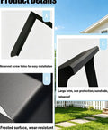 Tough As Nails EV Charger Cover For Outdoor Wall Mounts rainproof design showing large brim and installation features.
