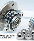 Dead On Precision GCr15 Chrome Alloy Steel Ball Bearings One Inch Diameter in automotive wheel hub design with steel bearings.