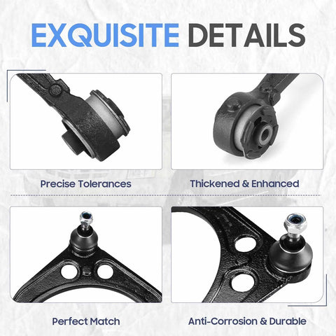 Heavy Duty Front Suspension Upgrade Kit Built Tough As Nails With Rock Solid Control Arms details showcasing precise tolerances and durable materials.