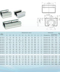 High Octane 20mm Linear Rail Pack with SBR20UU Bearing Units, dimensions chart and block images for CNC use.