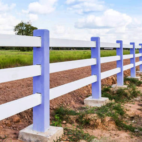 Installed eight pack galvanized fence brackets for 2x4 wood rails, heavy duty fence bracket repair kit, hot dip galvanized steel.
