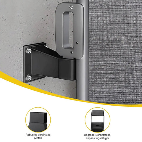 Rock Solid Durable Side Awning Mounting Brackets Replacement Kit With Screws And Washers For Patio Backyard Porch Outdoor Garden Balcony Terrace Easy Install Heavy Duty Wall Mount Bracket Set