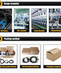 110V Servo Motor Kit With 17 Bit Absolute Encoder And T3DL V30A Driver For Beefy Torque CNC Robotics usage and packaging examples