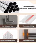 Carbon steel components showcasing rust-resistant features of Industrial Grade 3 Tier Metal Storage Shelving Unit.