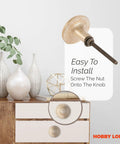 Heavy Duty White Metallic Floral Drawer Knobs Easy Install, 1.5x1.5x1.25in for Kitchen Cabinet Upgrade.