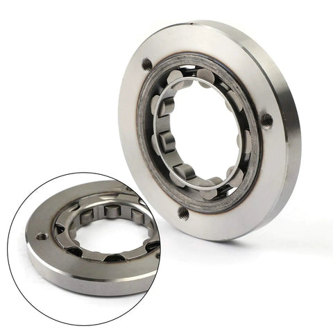 Full Send And Rock Solid One Way Starter Clutch Assembly Replacement For Kawasaki Klx140 Klx125S Klx150S 2008-2020 Oem 13193-0005 metallic steel part close-up view.