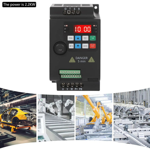 Plug-And-Play High-Performance Variable Frequency Drive 0.75kW 1.5kW 2.2kW VFD with vector control for CNC spindle systems