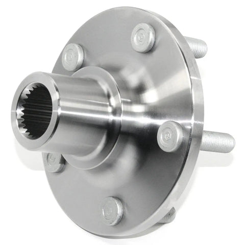 Heavy Duty Front Wheel Hub 1 Pack Featuring Forged Flange And Multi Lip Seals Superior Bearing Design close-up view with detailed hardware.