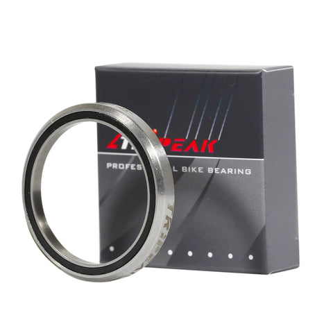 Sealed Bicycle Headset Bearings Angular Contact 44mm OD x 35mm ID 5.5mm Width shown with packaging for bike upgrades.