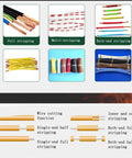 Qiokoith Fully Automatic Wire Stripping And Cutting Machine For Electronic Cables Power Cord Coax Flat Cable fast precision stripper functions overview