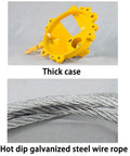 Retractable Spring Balancer Tool For Hanging And Holding Equipment With Hook 1.5M Wire Rope Heavy Duty Workshop And Auto Shop Gear Multifunctional Auxiliary Tool For Reducing Fatigue And Boosting Efficiency, thick case, galvanized steel wire rope