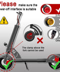 Diagram showing power-off interface requirements for 4 Piston Hydraulic Disc Brake Set For E Bike And MTB With Power Off Sensor.