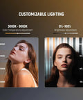 Entry Level Magnetic LED Camera Light with 96 LED Bi Color Panel, 3000K-9000K color range and brightness adjustment demonstration