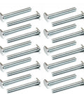 Top Grade 5 16 Inch 18 T Track Bolts 20 Pack 2 1 2 Inch Long T Slot Nuts for Universal Table Machines and Woodworking Jigs.