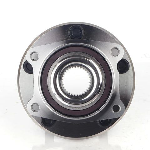 Front Wheel Bearing And Hub Assembly Replacement For Chrysler 200 And Sebring And Dodge Avenger With Four Wheel Abs Part 513263 showing flange and spline detail.