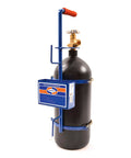 Heavy Duty Metal Carrying Stand For 40 Cu Ft Nitrogen Tank With Center Balanced Handle And Utility Tray Portable Gas Cylinder Carrier Sturdy Tough As Nails USA Made Construction For Easy Transport And Stable Onsite Storage