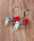 2 Pack Adjustable Draw Latch Set Spring Loaded Toggle Lock With Anti Metal For Boxes Cases Chests Cabinets Drawers And Closets