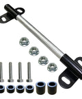 Hardcore Heavy Duty Wheelbarrow Axle Bracket Kit With Solid Five Eighth Inch Shaft And Bulletproof Steel Brackets Pom Gaskets Plus Complete Bolt And Nut Set.