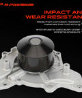 Engine Water Pump For Kia Sorento V6 3.5L 2003 2004 2005 2006 Aluminum Cooling System Part with black impeller.