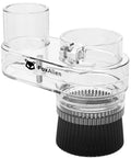 Dust Shoe For 42mm Spindle CNC Router Fits Masuter Pro And Mastuer 4040, transparent ABS with 38mm hose connection