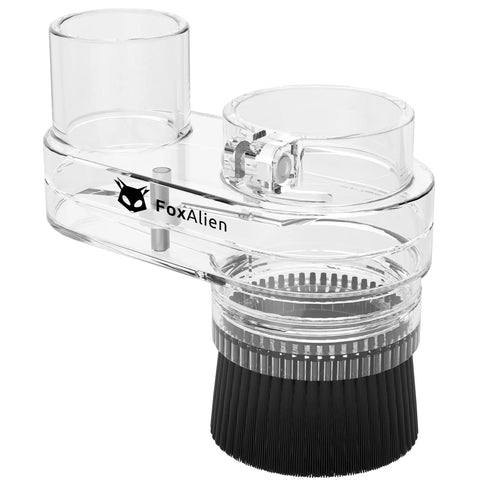Dust Shoe For 42mm Spindle CNC Router Fits Masuter Pro And Mastuer 4040, 60W Spindle Motor, 38mm Hose, Transparent ABS