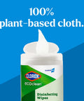 EcoClean Disinfecting Wipes Multipurpose Plant Based Formula That Kills 99.9 Percent Of Germs In Minutes, 75 count pack