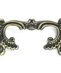 Top Notch Vintage Arched Cabinet Pull With Heavy Duty Antique Bronze Finish decorative handle for kitchen cabinets or bathroom drawers.