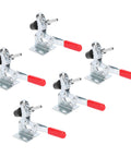 5Pcs Toggle Clamp Set With Quick Release And Hold Down Capability For Vertical Fixtures Heavy Duty 30Kg Clamping Force Easy 88 Degree Handle