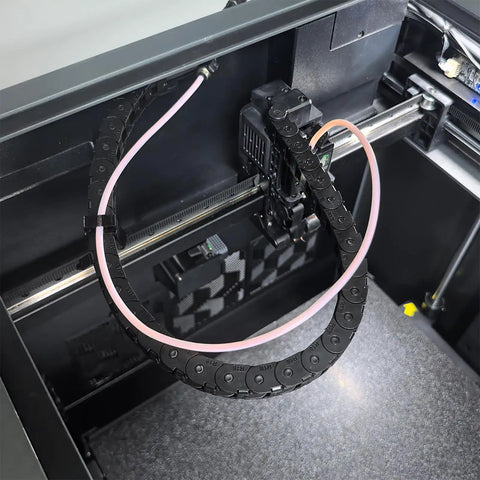 K2 Plus Cable Drag Chain Replacement Open For Hot End Extruder Direct Drop In Easy Install Accessory Installed on 3D Printer
