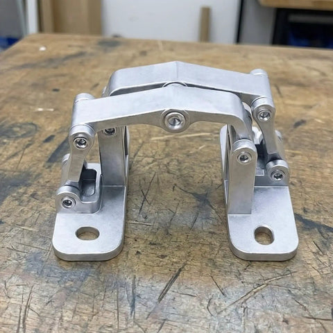 Straight Up Heavy Duty Conceal Hinge For Stone Doors And Fire Cabinets No Hassle Adjust Precision Cast Invisible Hinge front view