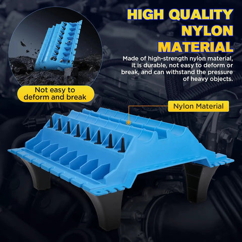 Pro Grade Engine Part Organizer Nylon Tray for Valves and Engine Parts Keeps Valve Springs Crankshafts Camshafts Cylinder Head Screws
