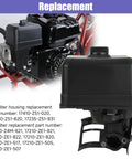 Air Filter Housing Assembly For GX160 GX200 GX140 5.5HP Engines Coleman CT200U CT200U EX BT200X Baja MB165 MB200 Mini Bike Go Kart Parts Replacement Included shown with replacement details