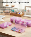 Stackable Storage Box Set For Home Office And Workshop Grab And Go 15 Grid Desktop Organizer For Small Parts Crafts And Hardware