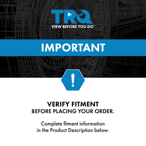 Verify fitment warning for Front CV Axle Assemblies And Front Outer Wheel Bearings Kit For 1999-2004 Nissan Frontier And 2000-2004 Xterra 4WD