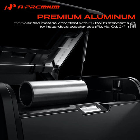 Premium aluminum material shown in a sleek design for automotive applications, SGS-verified compliance for safety standards.