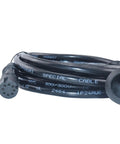 Tough As Nails 10 Ft Extension Cable With 8 Pin Connector For Fish Finders And Boat Electronics coiled for easy storage.