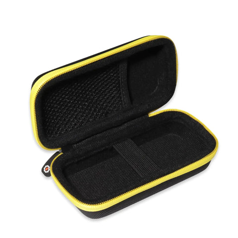 Protection Carry Case For Dual Laser Distance Meter Hella Rugged Cover For Prexiso 230Ft Rechargeable Tool open view with mesh storage.