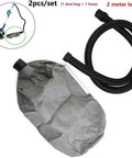 Semi-Pro Vacuum Collection System With Two Meter Hose And Dust Bag Compatible With Electric Drywall Sanders And Self-Primed Sanding Machines For Clean Shop Floor, includes dust bag and hose.