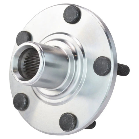 Heavy Duty Two Piece Front Wheel Bearing Hub Assembly Kit For Nissan Altima 2002 To 2006, steel flange with mounting holes.