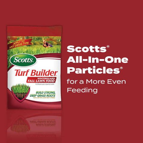 Fall Lawn Fertilizer Sets Up Solid Roots For Serious Recovery From Summer Slump And Heat Stress in a 10 lb bag.