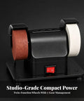Compact Electric Tabletop Bench Grinder With Dual Wheels for Tough As Nails Sharpening Polishing and Quick Shop Upgrades, featured view.