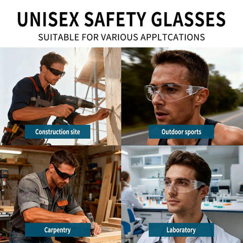 Heavy Duty Protective Safety Glasses Featuring Kickass Impact Resistance And ANSI Certification For Construction Crews And Workshop Pros Who Need Tough Eye Gear That Actually Holds Up Under Daily Pressure during various activities.