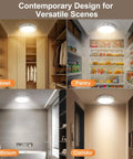 Rechargeable Ceiling Light With Motion Sensor No Wires Needed Battery Operated LED Closet Light With Remote And Timer