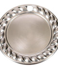Ceiling plate component for Clip Three Light Ceiling Flush Mount Modern Light Fixture in Brushed Nickel
