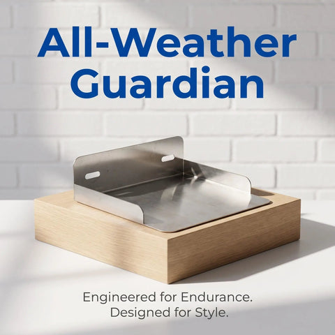 Heavy Duty EV Charger Protective Housing With Waterproof Outdoor Box Cover Built From Rock Solid Stainless Steel to shield electric equipment.