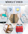 Image showcasing 32 Pairs Invisible Hidden Magnetic Snap Buttons 1.18 Inch Tough As Nails Heavy Duty N33 Strong Magnets used in various applications.