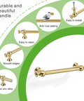 Heck Of A 10 Pack Retro Cabinet Pulls In Dope Champagne Bronze Solid Zinc Alloy Drawer Knobs For Kitchen Island Doors And Farmhouse Vanities Total Breeze To Install with smooth edges and anti-rust plating.